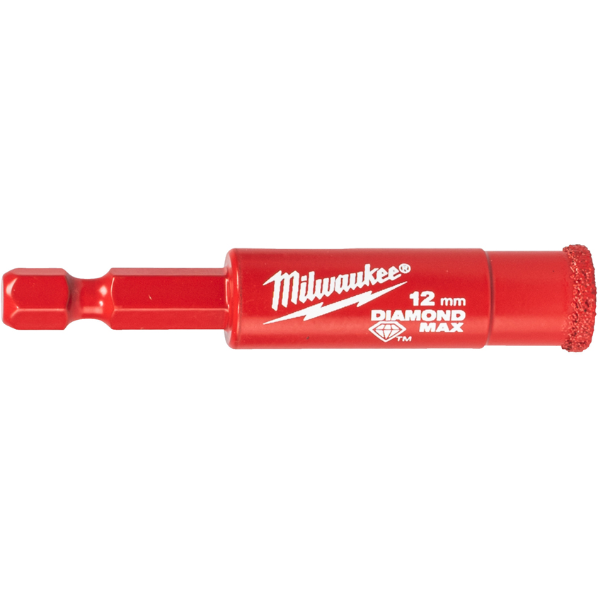 4932498345 Диамантено свредло Milwaukee 12 mm ¼ HEX 4932498345 за порцелан и керамика