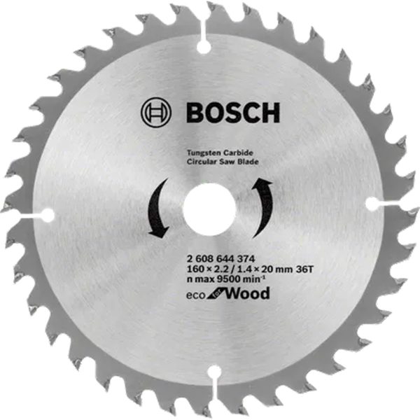 Диск за циркуляр BOSCH, Eco for wood, 2608644374