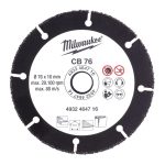 Карбиден диск MILWAUKEE, CB 76 mm, 4932464716