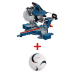 Потапящ циркуляр за метал BOSCH, GCM 340-305 D, 1800 W, 0601B60000 + Подарък футболна топка