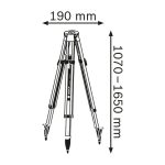 Статив BOSCH, BT 300 HD, 0601091A00 - Image 3
