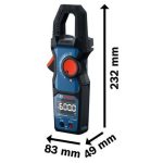 Амперклещи - отворени BOSCH, GMC 600-15 + MH 1, 0601077601 - Image 2