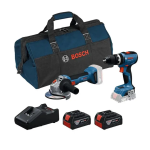 Акумулаторен комплект инструменти BOSCH GWS 18V-8 и GSB 18V-65 18V 4Ah