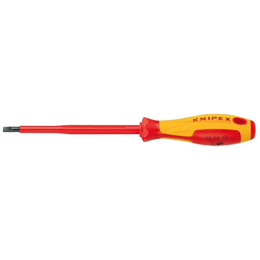 5 Отвертка KNIPEX VDE 1000V шлиц 0.5x3x100 982030