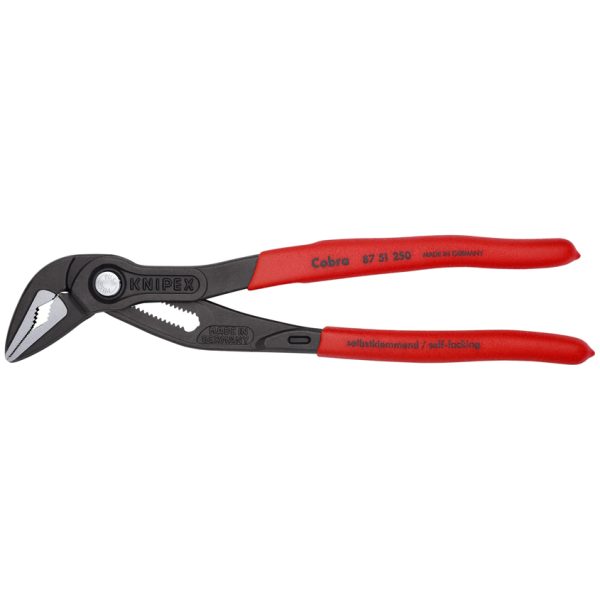 Клещи гарги човки KNIPEX COBRA ES 250 mm, самозатягащи, захват до Ø32 мм