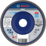 Ламелен диск BOSCH, прав, пластмасова основа PRO X571, 125 mm, G60, 2608607339