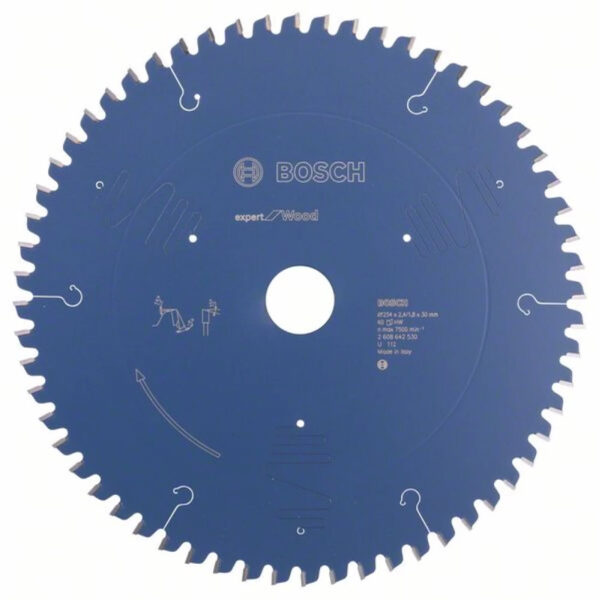 Циркулярен диск BOSCH Expert for Wood 254x30x2.4 mm 2608642530