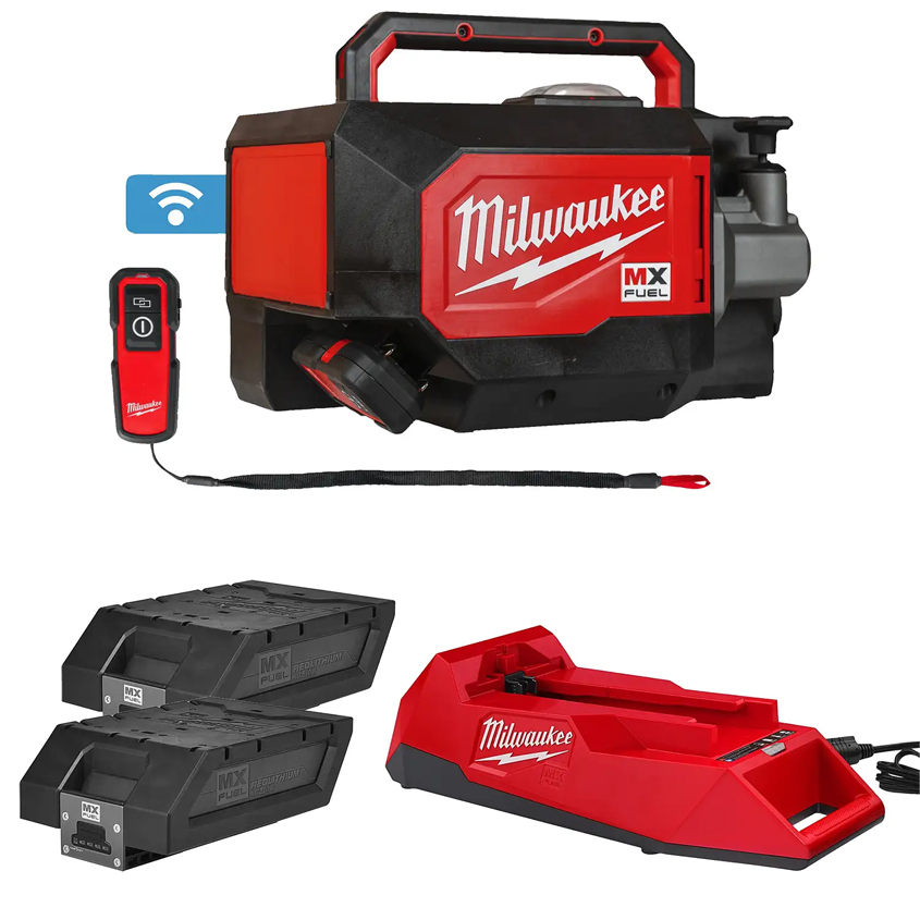 3 Акумулаторен вибратор за бетон MILWAUKEE MXFCVBC-602 с батерии MX FUEL™
