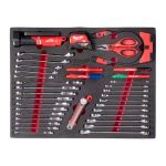 Комплект гаечни ключове с аксесоари MILWAUKEE 36 части 4932500759 Foam Insert
