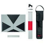 Комплект Leica TPD 100 модел 6012352 – целева плоча, мини тръба GLS 115 и нивелир GLI 115 за измерване на ориентири