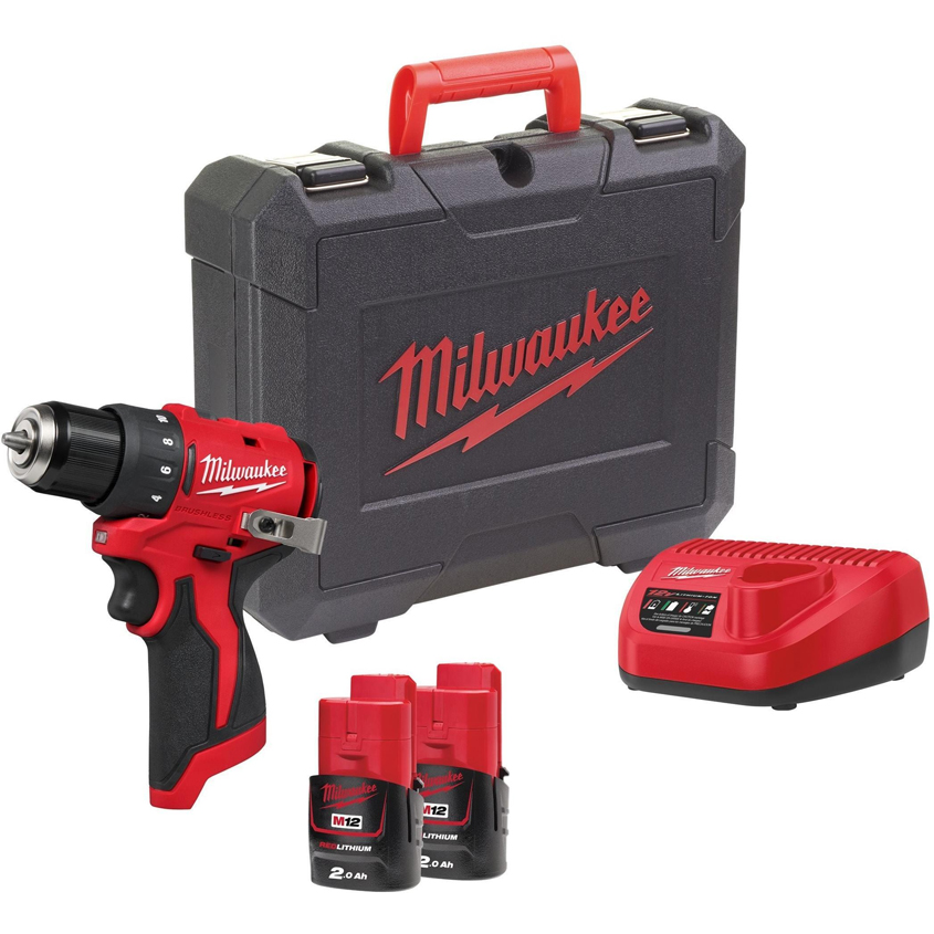 6 Акумулаторен безчетков винтоверт MILWAUKEE M12BLDDRC-202C 4933499686