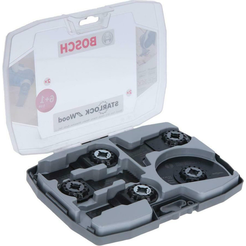 BOSCH_0000_Layer 10 Комплект ножчета BOSCH, Starlock за дърво 6+1, 2608664623 - Image 1