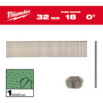 Пирони за такер Milwaukee, 18G, 32 мм, 5 000 бр, 4932492553 - Image 2