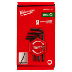 Комплект L-образни ключове Milwaukee, TORX 9 броя, 4932492703 - Image 2