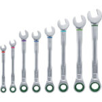 Комплект комбинирани гаечни ключове с тресчотка BOSCH, 8 части, 1600A027PS - Image 3