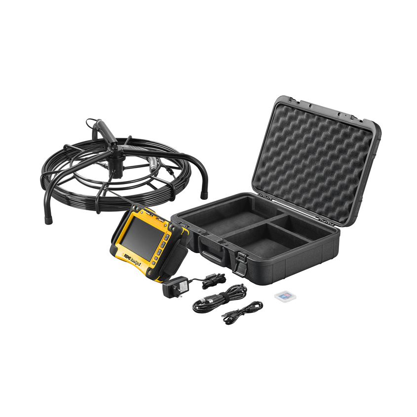 1 Мобилна инспекционна камера REMS CamSys 2 Set S-Color 30H, 175303 R220 с 30 м кабел и 7-инчов дисплей