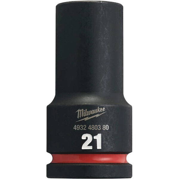 Ударна дълбока вложка Milwaukee, 3/4" 21 mm, 4932480380