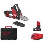 Акумулаторен подрязващ трион MILWAUKEE, M12FHS-602X, 12 V, 6 Ah, 15 см, 4933472212 - Image 4
