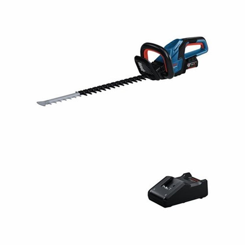 3 Акумулаторен храсторез Bosch GHE 18V-60, 18 V, 4 Ah, 60 см, 06008C9001 - Image 1