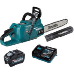 Акумулаторна резачка за дърва Makita UC012GT101, XGT, 40 V, 5 Ah, 40 см