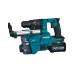 Професионален акумулаторен перфоратор Makita HR010GD201, XGT, SDS-PLUS, 40 V, 2х2.5 Ah, 2.1 J - Image 2