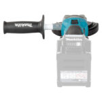 Професионален акумулаторен ъглошлайф с плоска глава Makita GA055GZ, XGT, 40 V, 125 мм, без батерия - Image 2