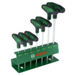 Комплект T-образни шестограми Bosch, Torx, Т9 - Т40, 7 части 1600A039J2 - Image 3