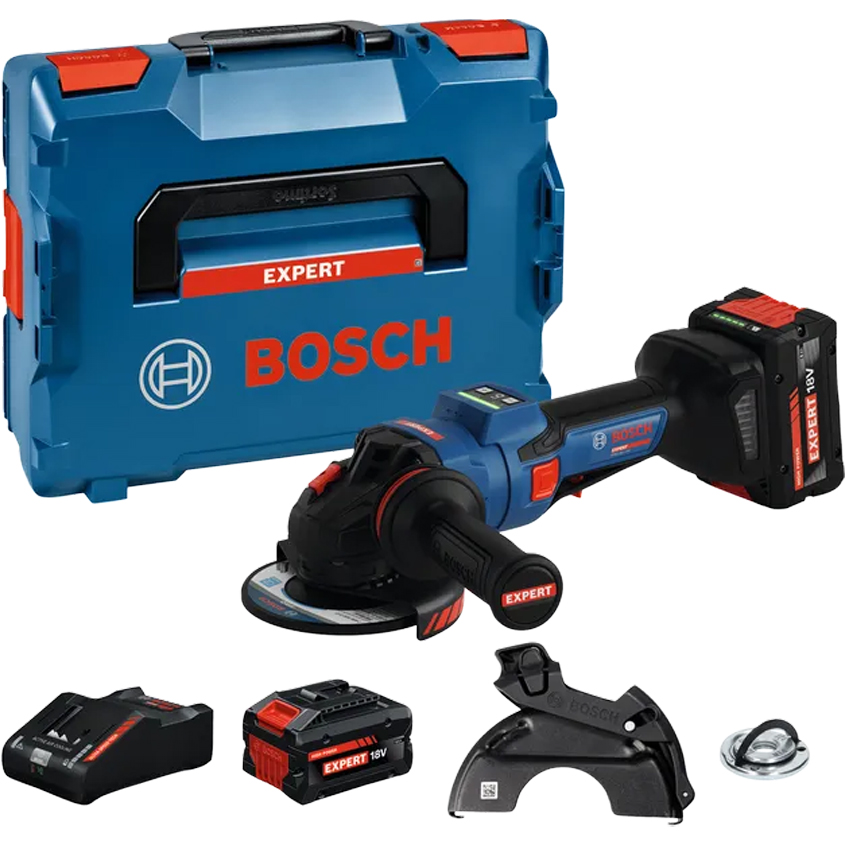 Bosch EXPERT EXWS18V-15PS 06019M6402 акумулаторен ъглошлайф 18V BITURBO 1500W L-BOXX