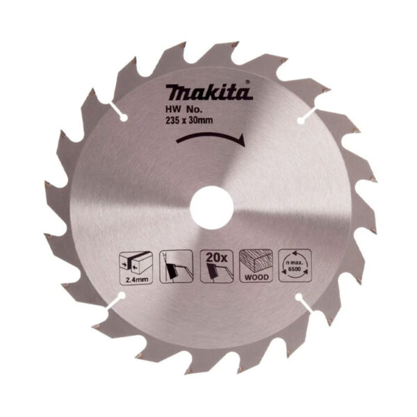 Диск с твърдосплавни пластини MAKITA 235/2.5/30 Z=40, D-81480