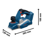 Акумулаторно ренде Bosch PRO GHO 18V-20, 18 V, 82 мм, с аксесоари и куфар, без батерия, 06015B5201 - Image 5