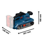 Акумулаторен лентов шлайф Bosch PRO GBS 18V-75, 18 V, 75×533 мм, с куфар, без батерия, 06012C2001 - Image 5