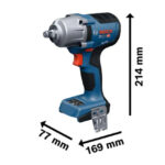 Акумулаторен ударен гайковерт Bosch PRO GDS 18V-450H, 18 V, 450 Nm, ½", без батерия, 06019K4200 - Image 4