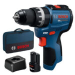 Акумулаторен ударен винтоверт Bosch PRO GSB 12V-31, 12 V, 2 Ah, 18 Nm, с батерия, зарядно и чанта, 06019S6105