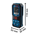 Лазерна ролетка Bosch PRO GLM 80-35C, 80 м, с батерии и калъф, 0601075600 - Image 5