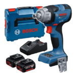 Акумулаторен ударен гайковерт Bosch PRO GDS 18V-330H 06019L5203 с 2 батерии 5 Ah и L-BOXX