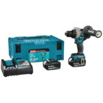 Акумулаторен безчетков винтоверт MAKITA DDF492RTJ, LXT, 18 V, 2х5 Ah, 130 Nm, с батерии, зарядно и куфар