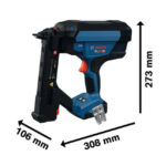 Акумулаторен такер Bosch PRO GTH 18V-38-2M, 18 V, 18GА, 10 - 38 мм, без батерия, 0601482D00 - Image 2