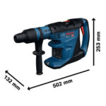 Акумулаторен перфоратор Bosch PRO GBH 18V-40, 18 V, 9 J, SDS max, с куфар, без батерия, 0611917200 - Image 2