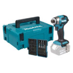 Акумулаторен ударен винтоверт Makita DTD173ZJX2, LXT, 18 V, 180 Nm, с битове и куфар, без батерия