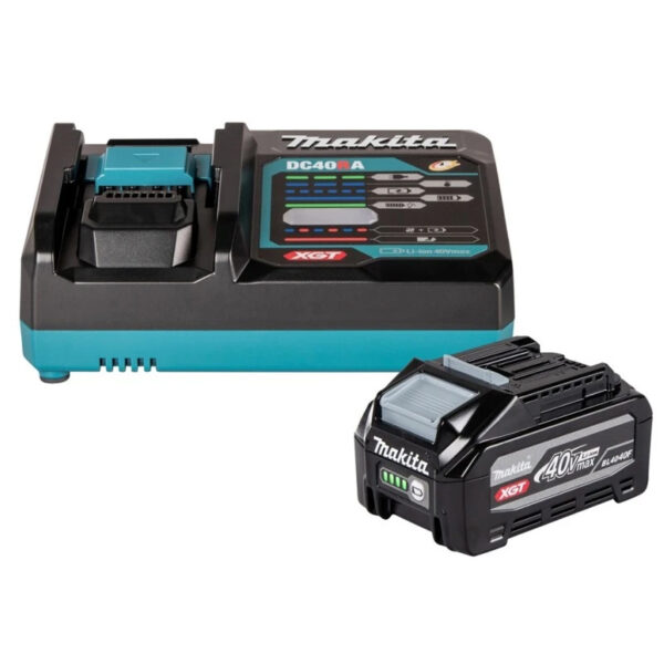Акумулаторен комплект Makita SIBPSKGRU1 – батерия BL4040F 40V 4.0Ah и зарядно DC40RA