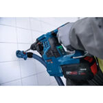 Акумулаторен перфоратор Bosch GBH 18V-28F, 18V, 3,3 J, с батерии 8 Ah и зарядно, в куфар L-boxx, 0611921101 - Image 2