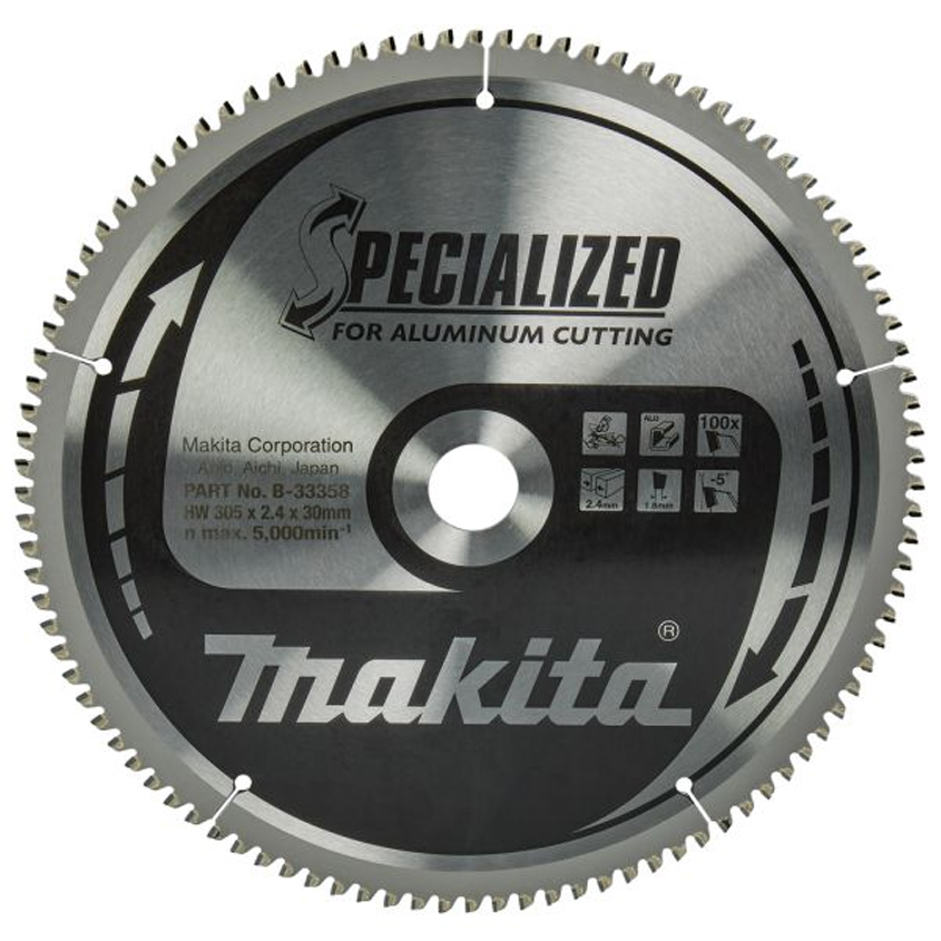 11_0002_Layer 82 Циркулярен диск за алуминий Makita B-33358, 305x30x2.4 мм, 100T - Image 1