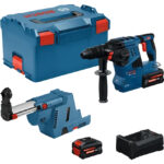 Акумулаторен перфоратор Bosch GBH 18V-28F 0611921102 с прахоуловител GDE 18V-16